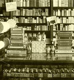 19th Century Pharmacy Interior
