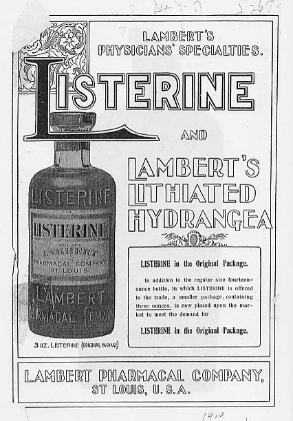LISTERINE Ad 1900