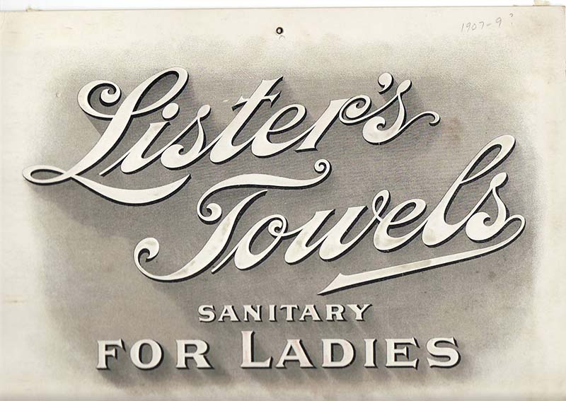 Lister's Towels Ad