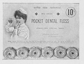 Dental Floss Show Card with Product