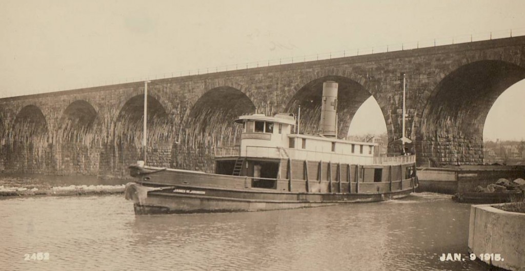 Steamboat James W. Johnson on the Raritan River
