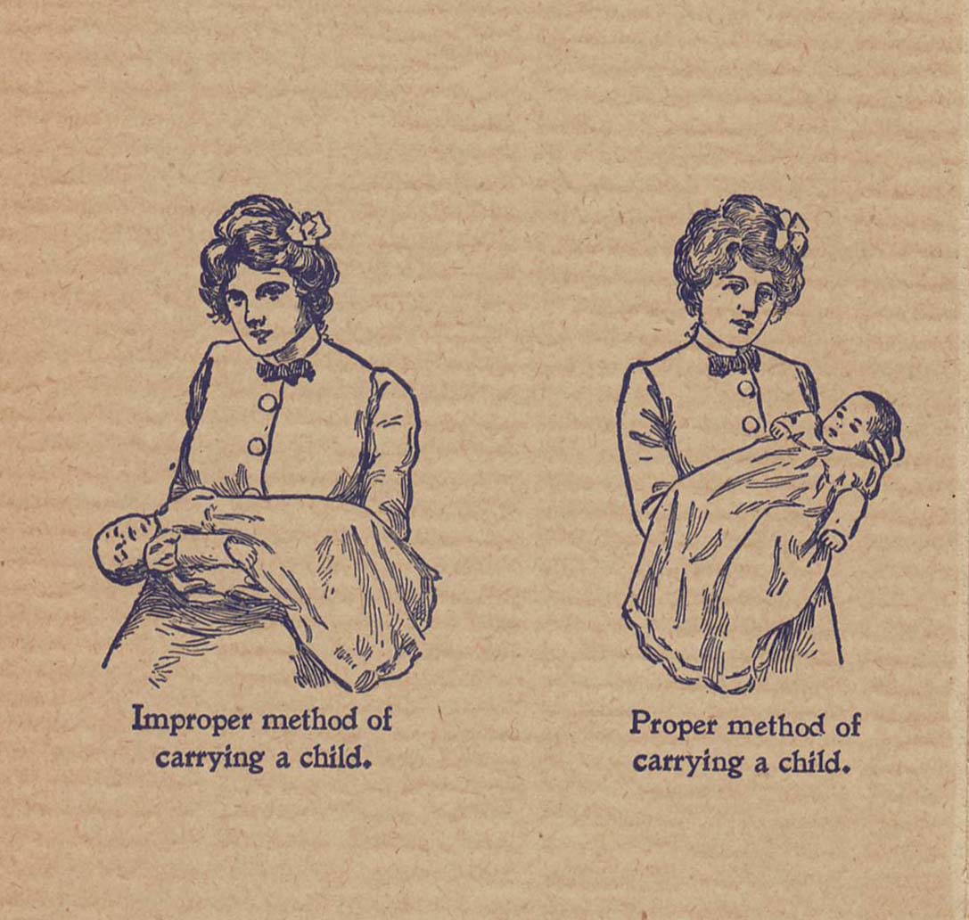 Back cover illustrations from Hygiene in Maternity