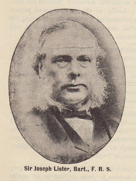 Sir Joseph Lister, from our archives