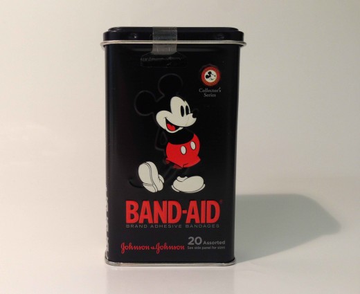 Mickey Mouse BAND-AID® Brand Adhesive Bandages Tin