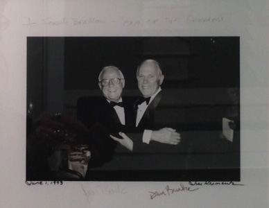Photo of James E. Burke and his brother.