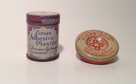 ZONAS® Adhesive Plaster and Dental Floss.  Two of the very cool products that Vince P. sent as part of our call for artifacts