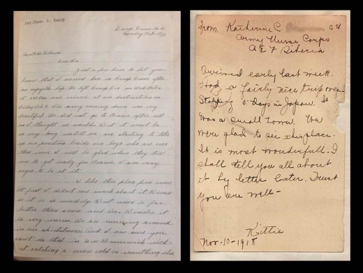 Two examples of the letters employees wrote to their colleagues, from the Johnson & Johnson archives.
