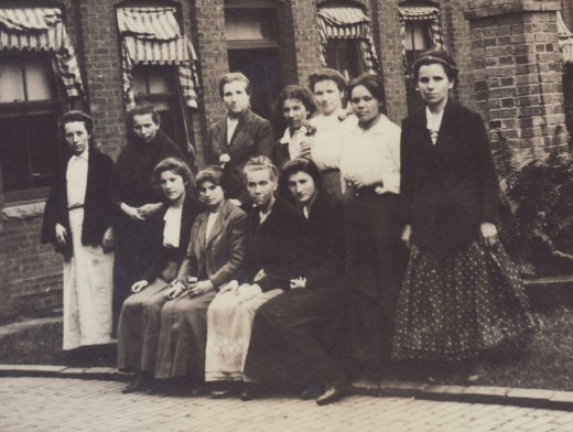Some of the amazing women from Johnson &amp; Johnson history pose for a photo circa 1900.  From our archives.