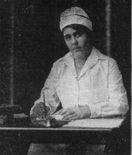 Katherine Hannan, a Johnson & Johnson employee who had a distinguished career in nursing.  From our archives.