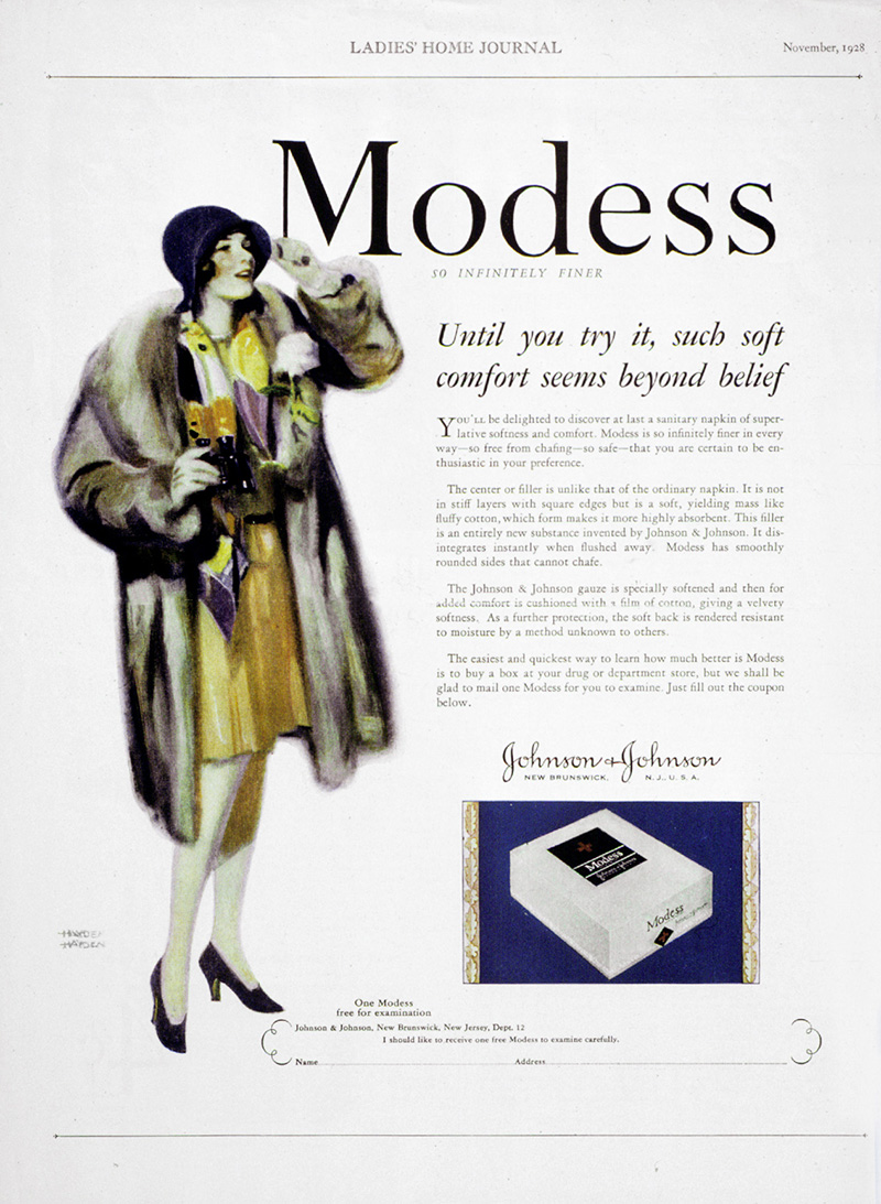 Old MODESS Ad