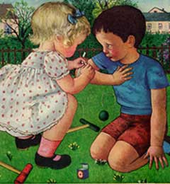 Gladys Rockmore Davis Ad Painting