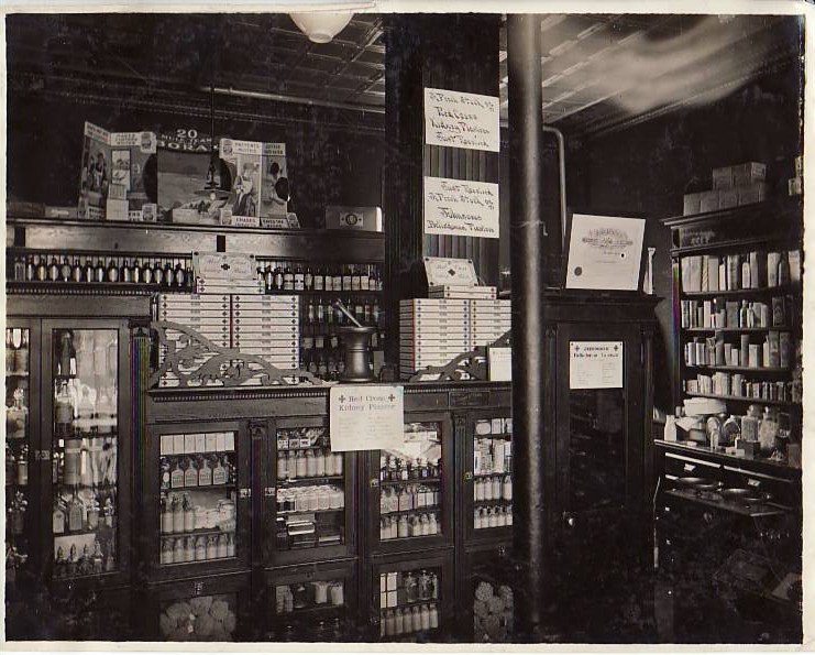 Drugstore Interior, 1912