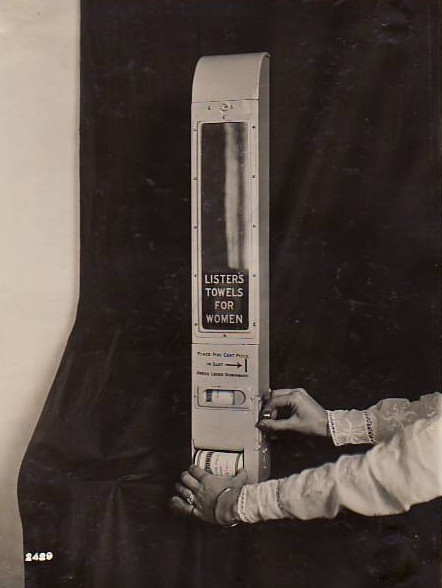 1914 Lister's Towels Dispenser