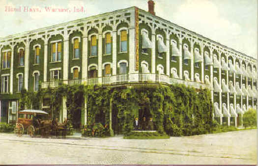 Hotel Hays, Courtesy of the City of Warsaw, IN