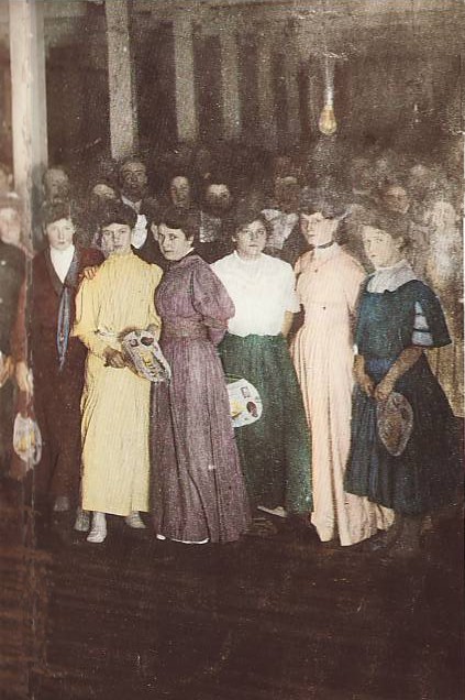 1908 Cotton Mill Reception Employees