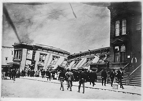 Destroyed Houses, San Francisco 1906