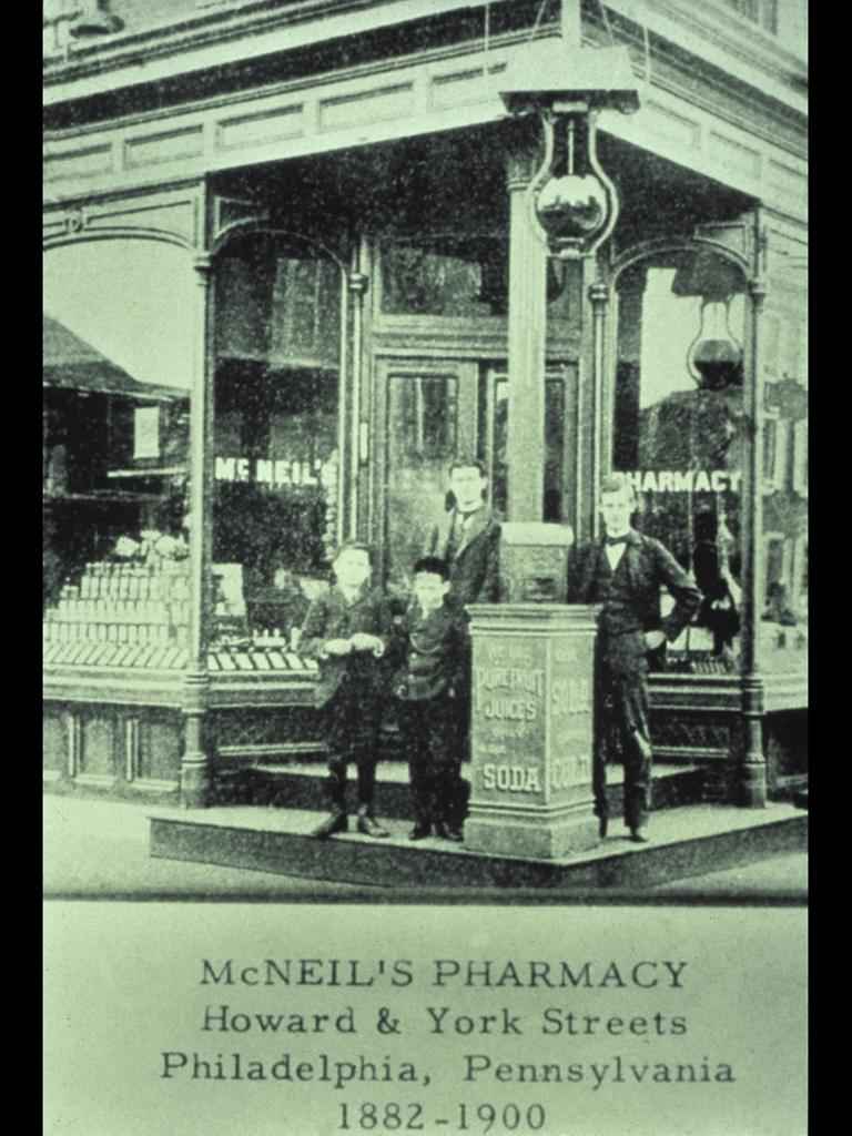 McNeil Pharmacy, 1900