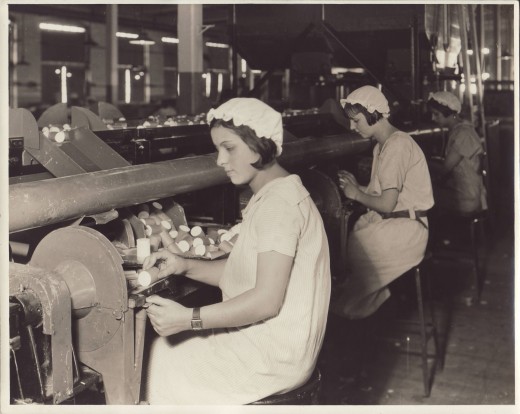 Three employees from the 1920s, a never before published photo from our archives.