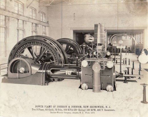 Johnson & Johnson Powerhouse, 1910.  From our archives.