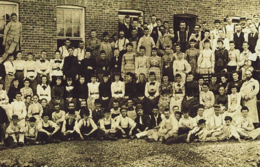 Johnson & Johnson employees circa 1890.  From our archives.